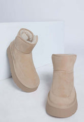 Holias Chunky Heeled Snow Boots for Winter Style, Boots, $ 79.00, A Moment Of Now™